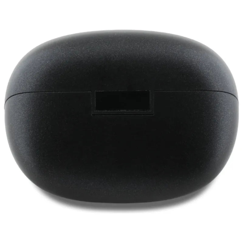 Guess Capsule Printed Logo – „Bluetooth“ TWS ANC ir ENC ausinės su įkrovimo dėklu (juodos)