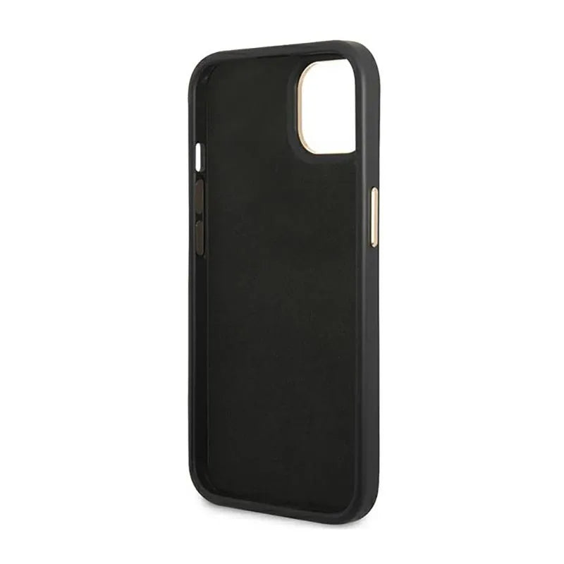 Guess Croco kolekcija – dėklas, skirtas iPhone 14 Plus (juodas)