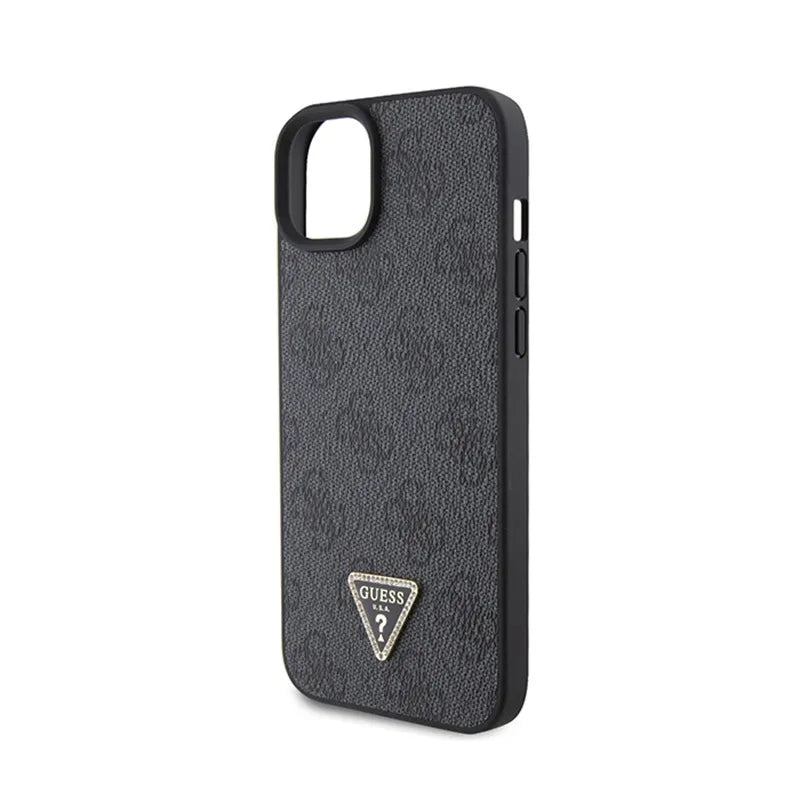 Guess Crossbody 4G Metal Logo - iPhone 15 dėklas (juodas)
