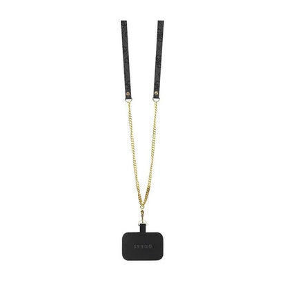 Guess Crossbody 4G Metal Logo - iPhone 15 dėklas (juodas)