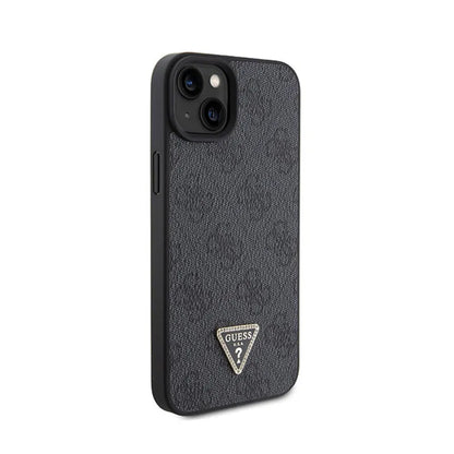 Guess Crossbody 4G Metal Logo - iPhone 15 dėklas (juodas)