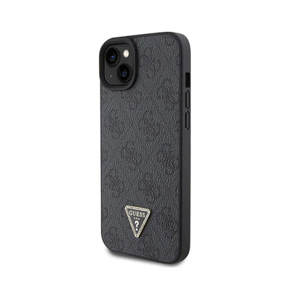 Guess Crossbody 4G Metal Logo - iPhone 15 dėklas (juodas)