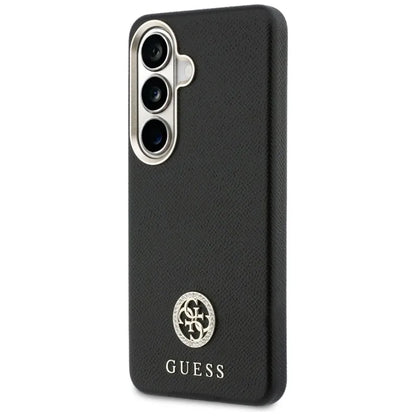 Guess deimantas apvalus logotipas MagSafe dėklas Samsung Galaxy S26 (juodas)