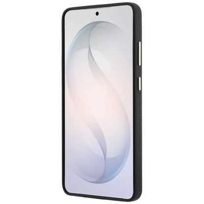 Guess dėklo su blizgučiais ir "MagSafe" apvaliu logotipu "Samsung Galaxy S26 Ultra" dėklas (juodas)