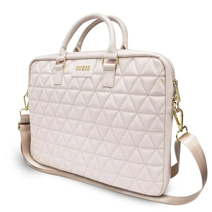 Guess Dygsniuotas kompiuterio krepšys 15" (Rožinis)