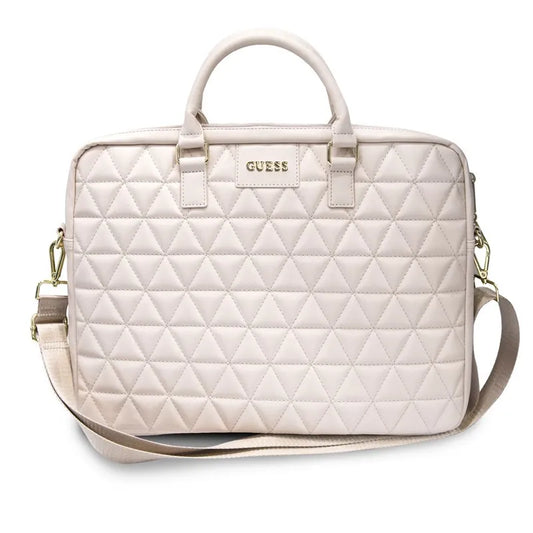 Guess Dygsniuotas kompiuterio krepšys 15" (Rožinis)