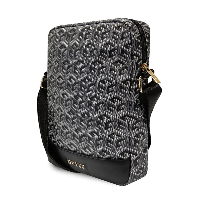 Guess GCube Stripe planšetės krepšys – 10 colių planšetės krepšys (juodas)