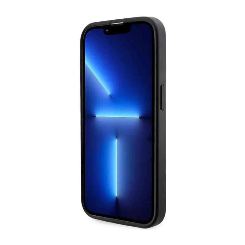 Guess GCube Stripes MagSafe – dėklas iPhone 14 Pro (juodas)