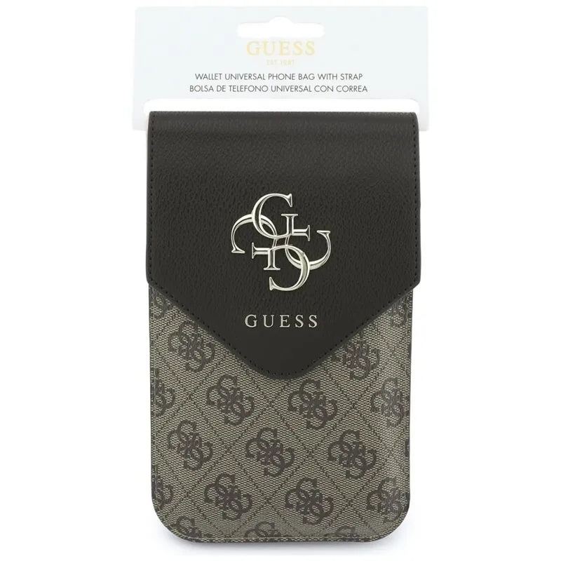 Guess Graines 4G & Classic Logos – telefono krepšys (ruda)