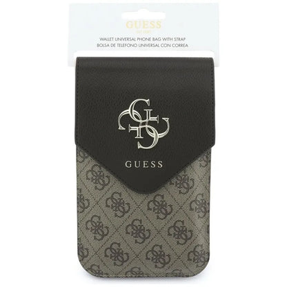 Guess Graines 4G & Classic Logos – telefono krepšys (ruda)