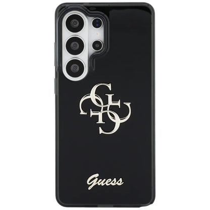 Guess IML Big Metal 4G Script dėklas - Samsung Galaxy S26 Ultra (juodas)