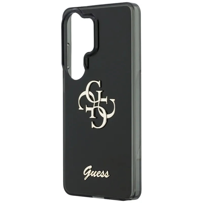 Guess IML Big Metal 4G Script dėklas - Samsung Galaxy S26 Ultra (juodas)