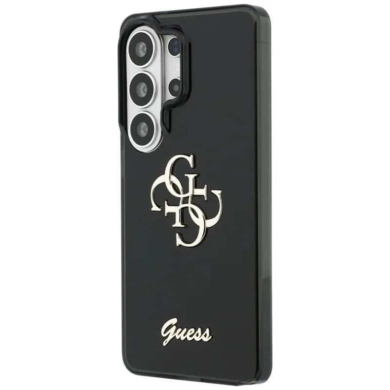 Guess IML Big Metal 4G Script dėklas - Samsung Galaxy S26 Ultra (juodas)