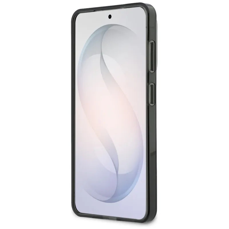Guess IML Big Metal 4G Script – Samsung Galaxy S26 dėklas (juodas)