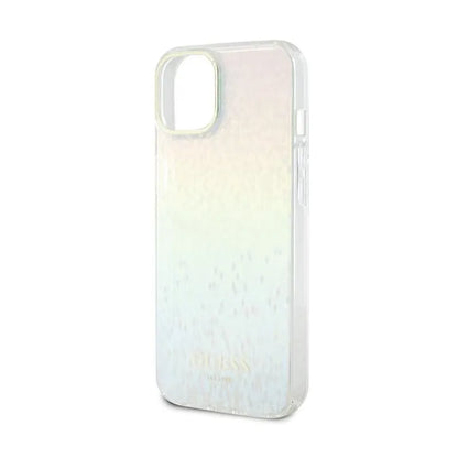 Guess IML Faceted Mirror Disco Iridescent – dėklas iPhone 12 / iPhone 12 Pro (vaivorykštės)