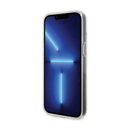 Guess IML Faceted Mirror Disco Iridescent – dėklas iPhone 12 / iPhone 12 Pro (vaivorykštės)