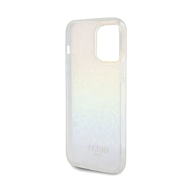 Guess IML Faceted Mirror Disco Iridescent – dėklas, skirtas „iPhone 13 Pro Max“ (blizgus ir šviečiantis)