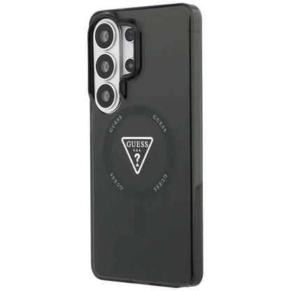 Guess IML Gradient Triangle MagSafe dėklas – Samsung Galaxy S26 Ultra (juodas)