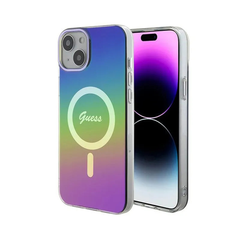 Guess IML Iridescent MagSafe – iPhone 15 dėklas (spalva)