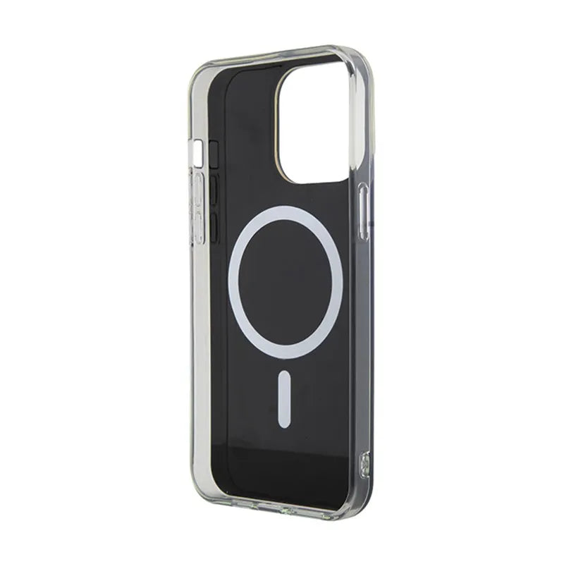 Guess IML Iridescent MagSafe – „iPhone 15 Max“ dėklas (spalva)