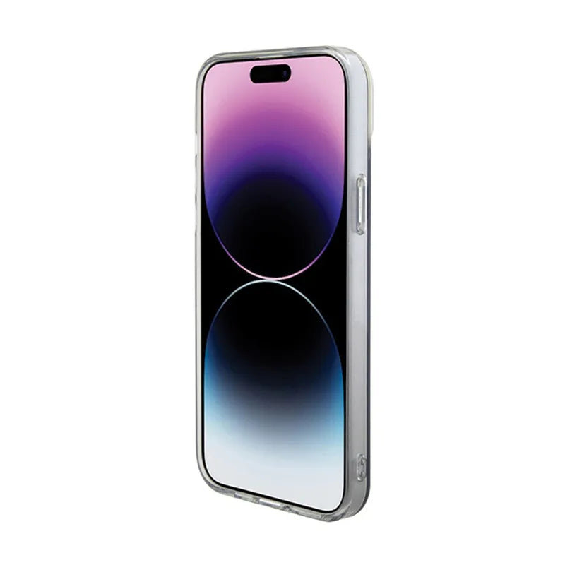 Guess IML Iridescent MagSafe – „iPhone 15 Max“ dėklas (spalva)