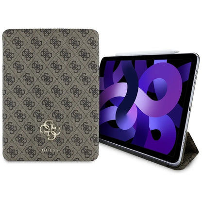 Guess Magnetic 4G Big Logo – Dėklas iPad Air 11" M3 (2025) / iPad Air 11" M2 (2024) (ruda)