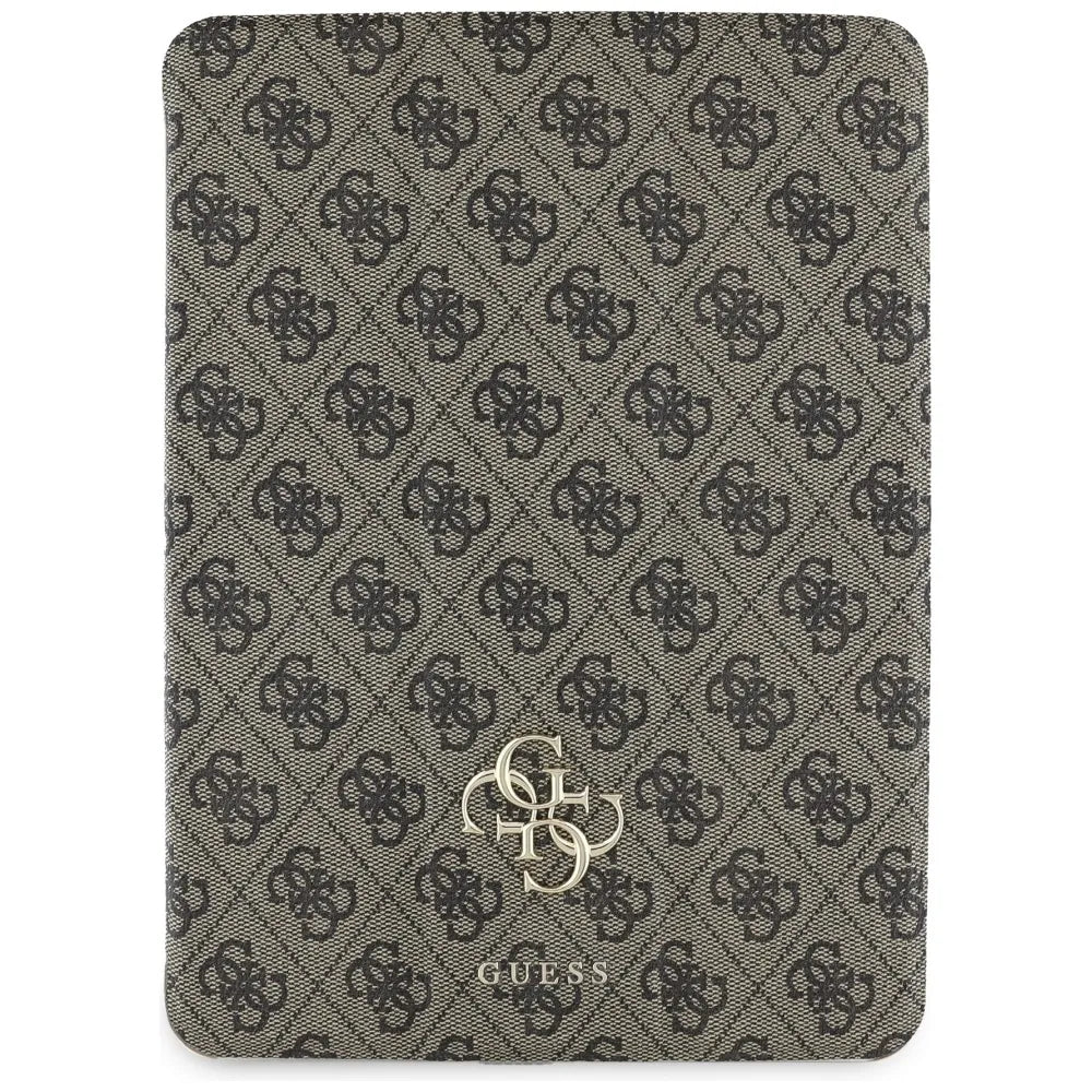 Guess Magnetic 4G Big Logo – dėklas iPad Pro 11" M4 (2024) (rudas)
