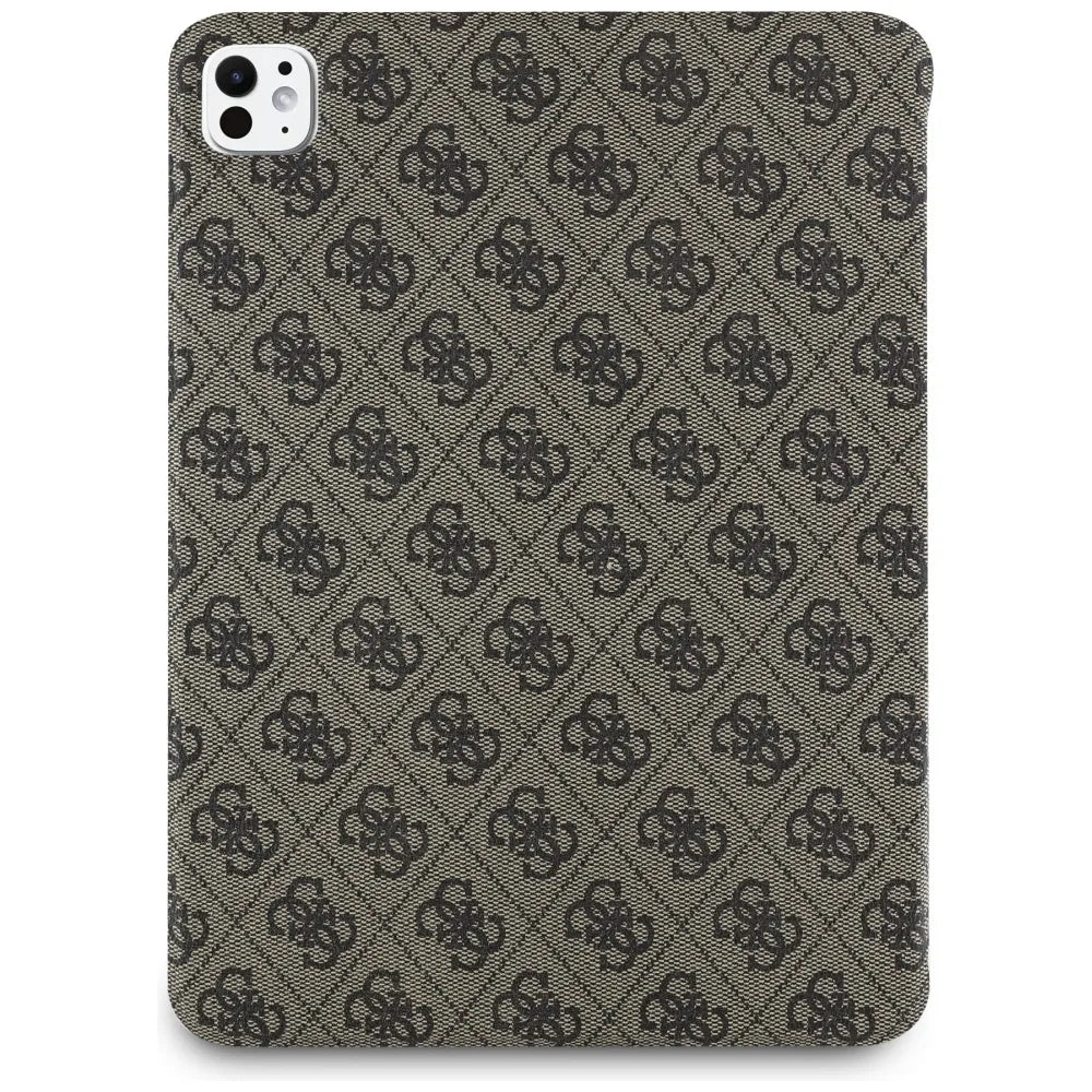 Guess Magnetic 4G Big Logo – dėklas iPad Pro 11" M4 (2024) (rudas)