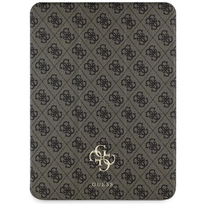 Guess Magnetic 4G Big Logo – dėklas, skirtas iPad Air 13" M3 (2025) / iPad Air 13" M2 (2024) (rudos spalvos)