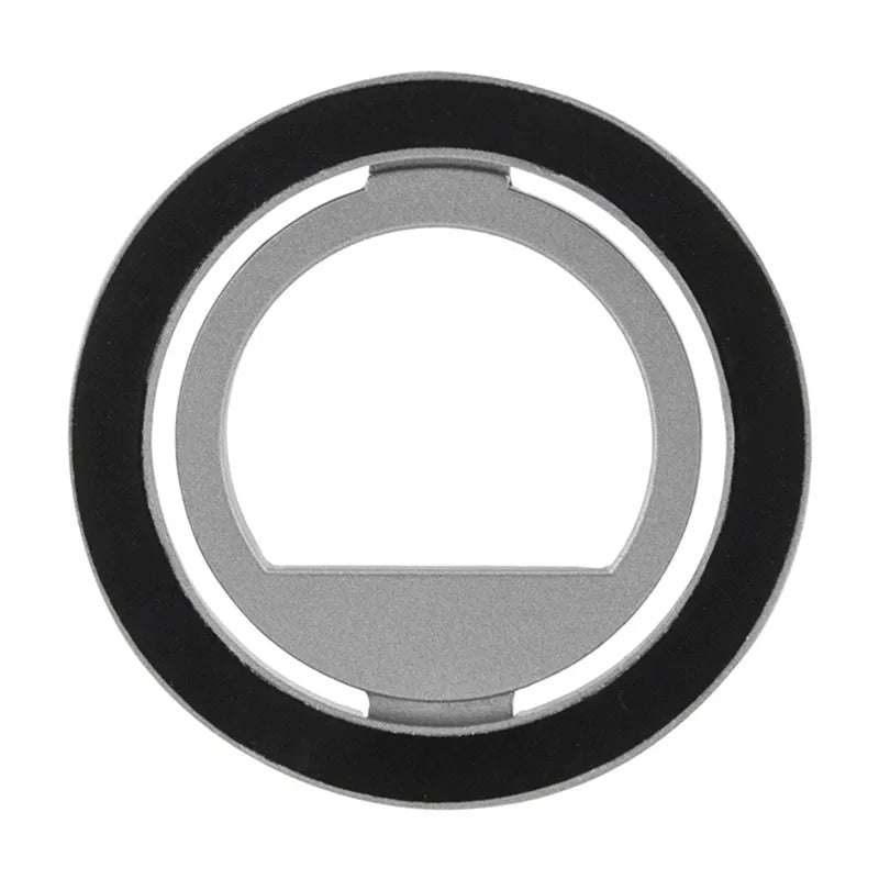Guess MagSafe žiedo stovas su cirkoniais – magnetinis telefono laikiklis su stovo funkcija (sidabrinis)