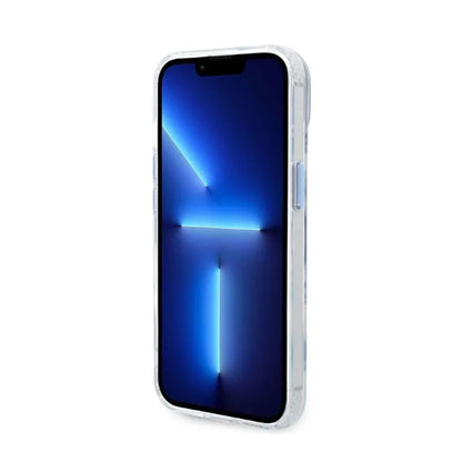 Guess Metal Outline MagSafe – "Clear" dėklas, skirtas iPhone 14 Plus