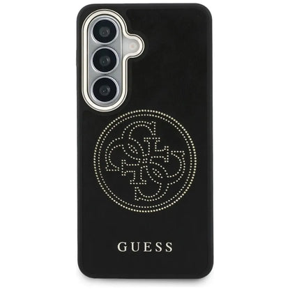 Guess Perforated Logo MagSafe dėklas - Samsung Galaxy S26 dėklas (juodas)