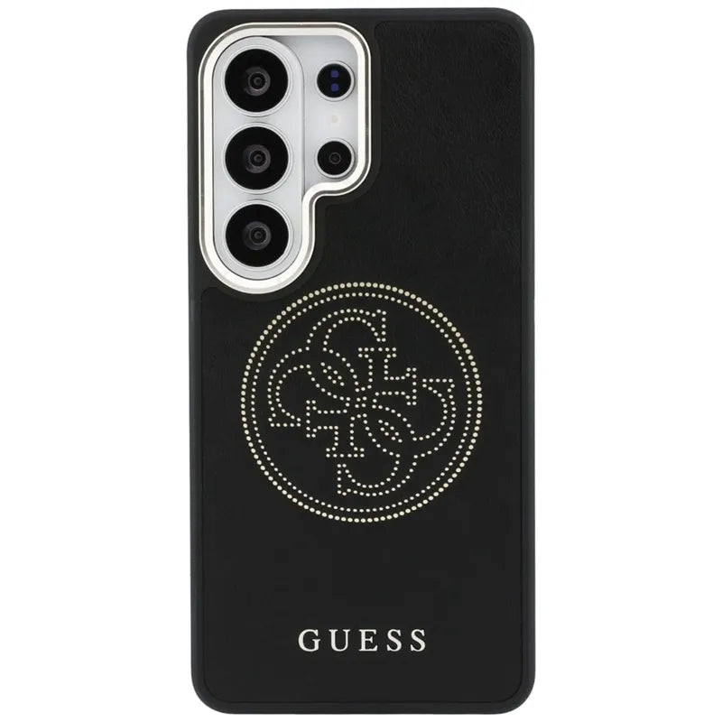 Guess Perforated Logo MagSafe dėklas - Samsung Galaxy S26 Ultra (Juodas)