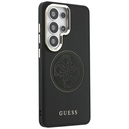 Guess Perforated Logo MagSafe dėklas - Samsung Galaxy S26 Ultra (Juodas)
