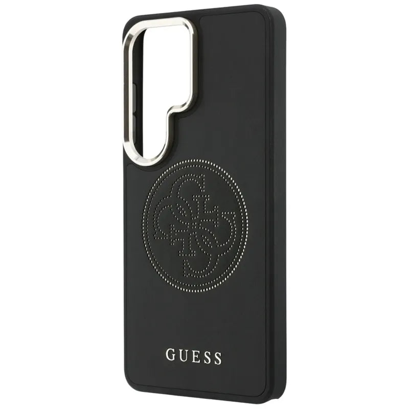 Guess Perforated Logo MagSafe dėklas - Samsung Galaxy S26 Ultra (Juodas)