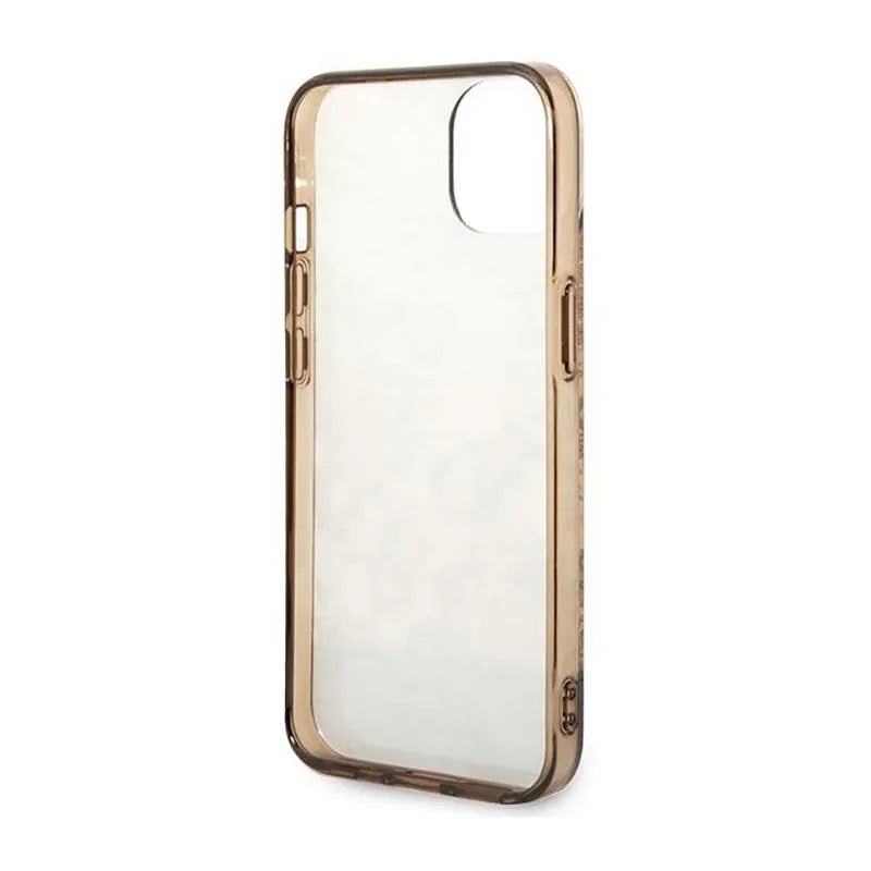 Guess Porcelain Collection – iPhone 14 Plus dėklas (Ochre)
