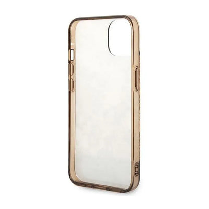 Guess Porcelain Collection – iPhone 14 Plus dėklas (Ochre)