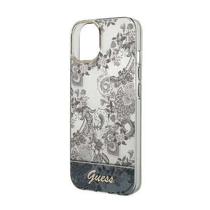 Guess Porcelain kolekcija – dėklas, skirtas iPhone 14 Plus (pilkas)