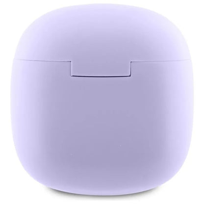 Guess Printed Classic Logo – „Bluetooth TWS“ ausinės + įkrovimo dėklas (violetinės)