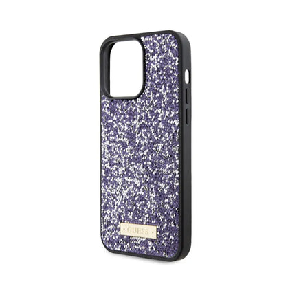 Guess Rhinestone Metal Logo – dėklas, skirtas iPhone 15 Pro Max (rožinis)