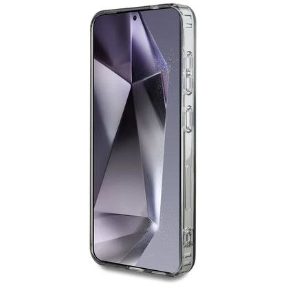 Guess Rhinestones Printed Classic Logo MagSafe – Dėklas, skirtas Samsung Galaxy S25 (juodas)