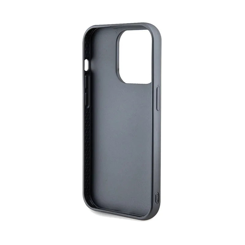 Guess Sequin Script Metal – dėklas, skirtas iPhone 14 Pro (sidabrinis)