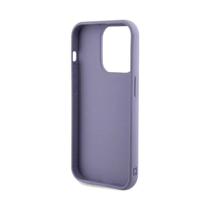 Guess Sequin Script Metal - iPhone 13 Pro Max dėklas (violetinis)