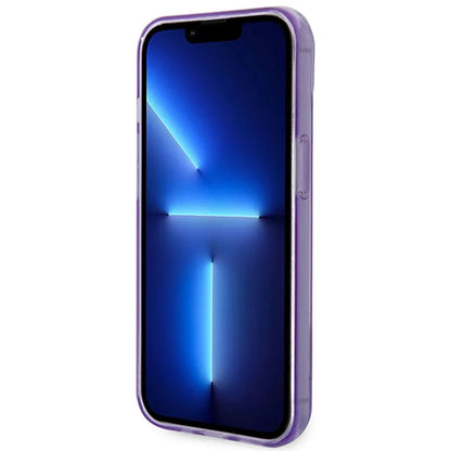 Guess Translucent - iPhone 14 Plus dėklas (violetinis)