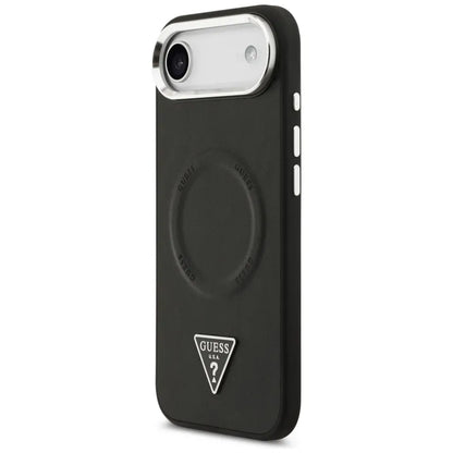 Guess Triangle Logo MagSafe dėklas iPhone Air (juodas)