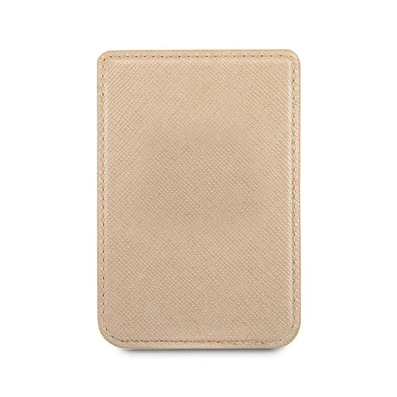 Guess Wallet Card Slot MagSafe Saffiano – Magnetinė piniginė (auksinė)