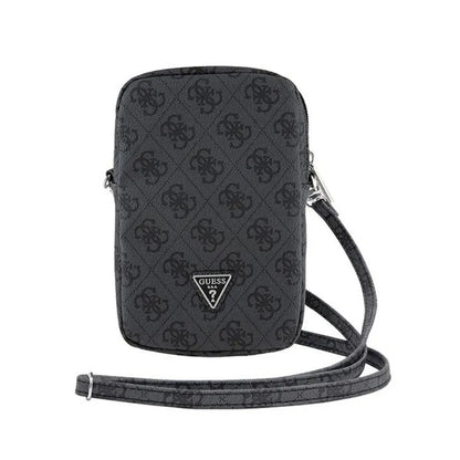 Guess Zip 4G Triangle – telefono krepšys (juodas)
