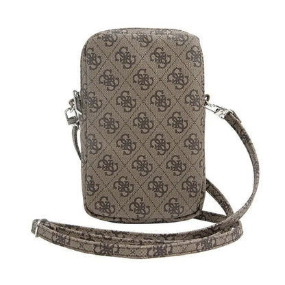 Guess Zip 4G Triangle - Telefono rankinė (ruda)