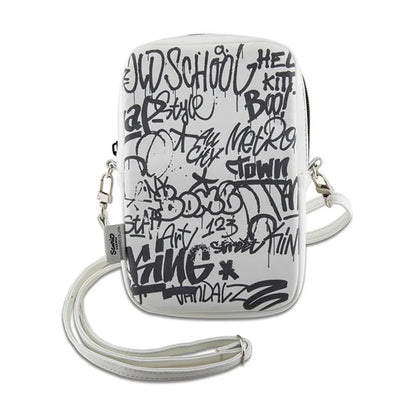 „Hello Kitty Graffiti Kitty Head“ – Kryžminė rankinė telefonui (balta)