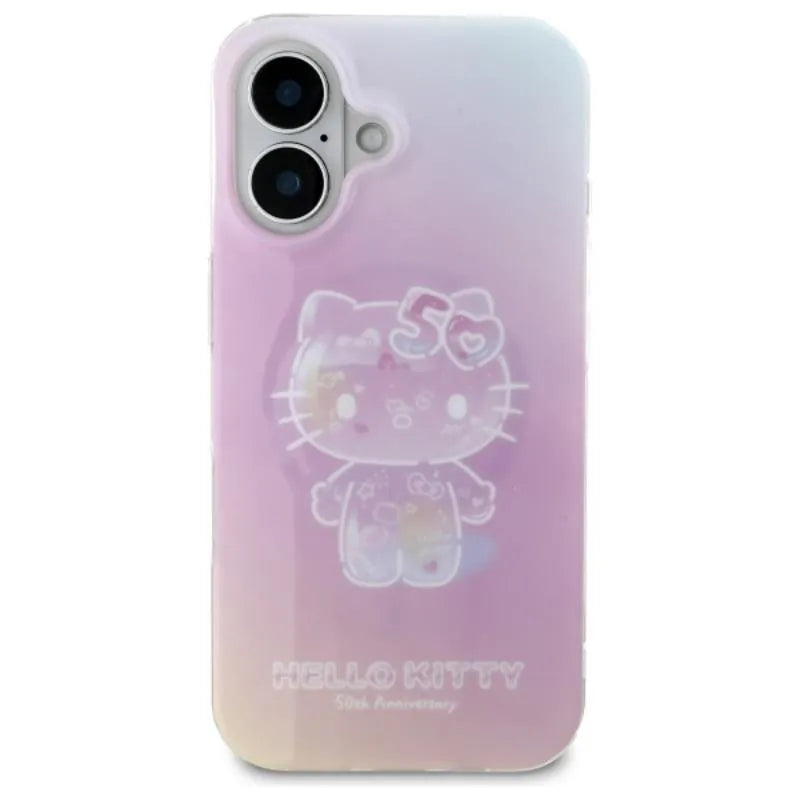 Hello Kitty IML 50-mečio jubiliejus MagSafe – dėklas, skirtas iPhone 16 (rožinis)